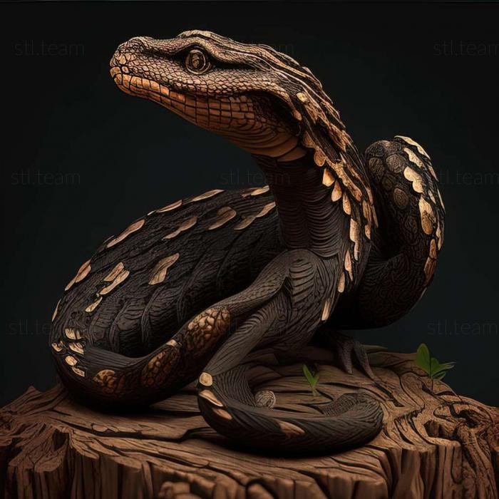 3D model Python europaeus (STL)